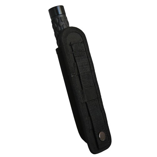 BlackField Teleskop Schlagstock 21"/53 cm Hartgummi gehärtet mit Etui